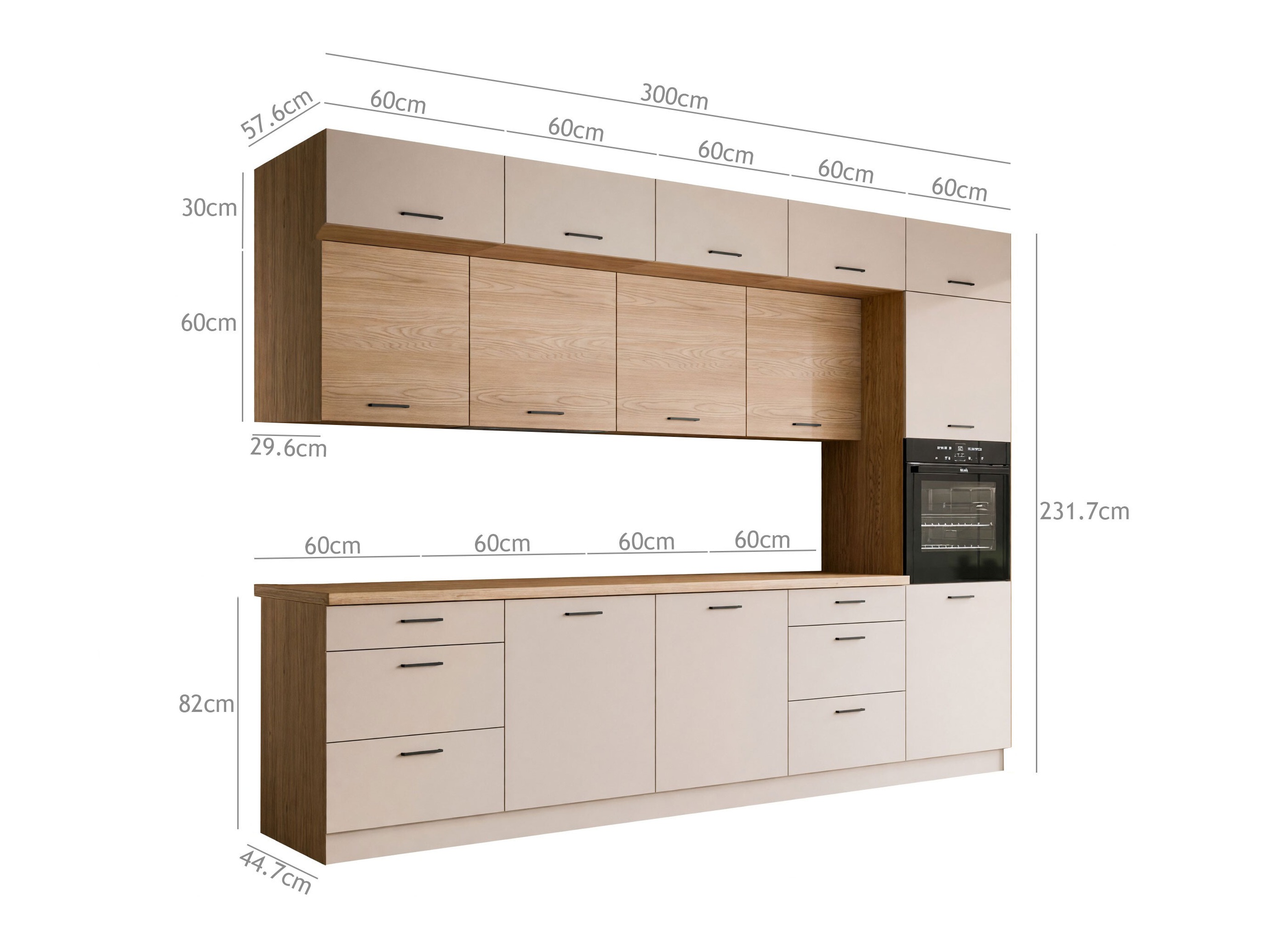 Modularan kuhinjski set Ati Torro 141