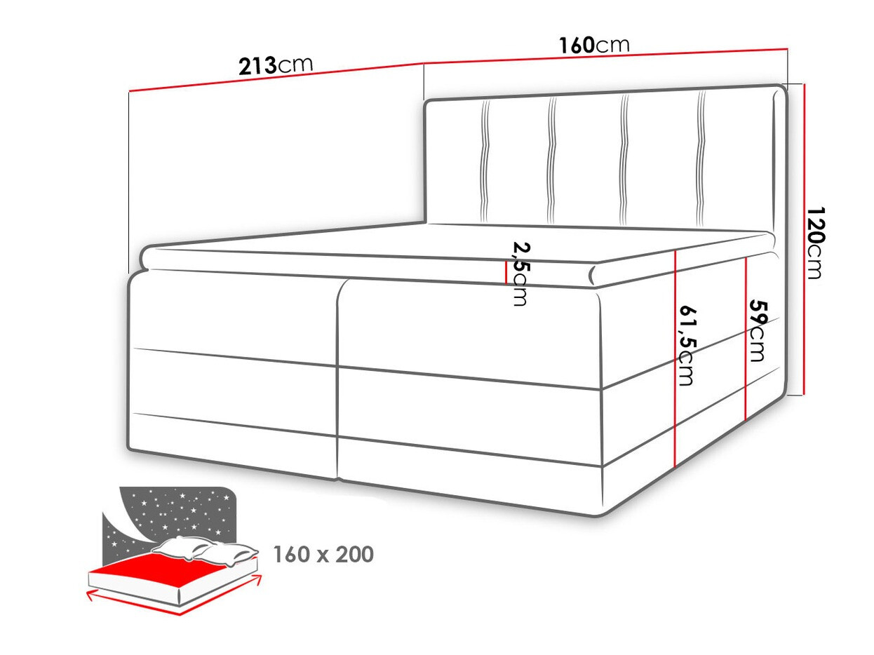 Boxspring krevet SC11152