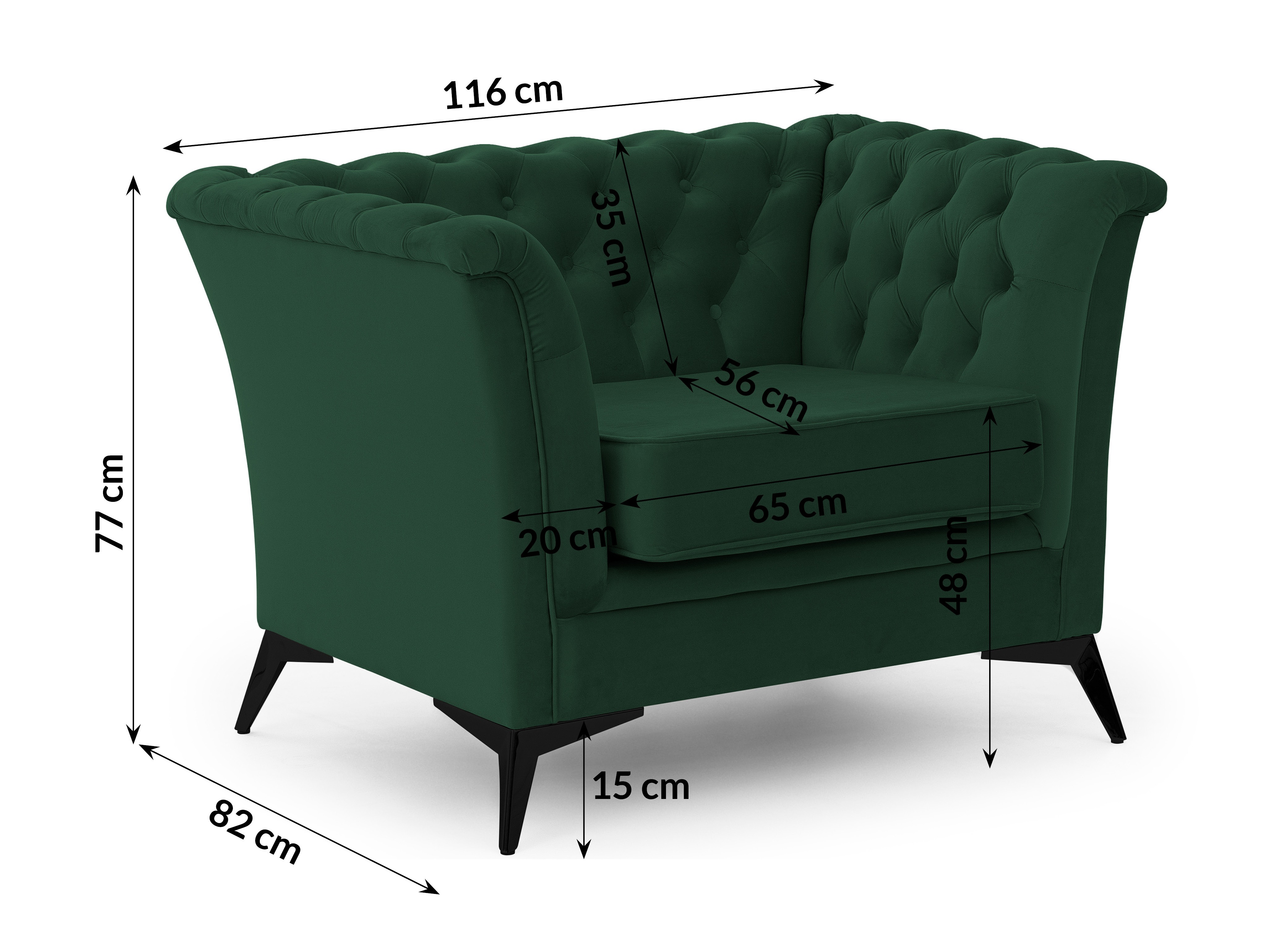 Chesterfield fotelja SC11187
