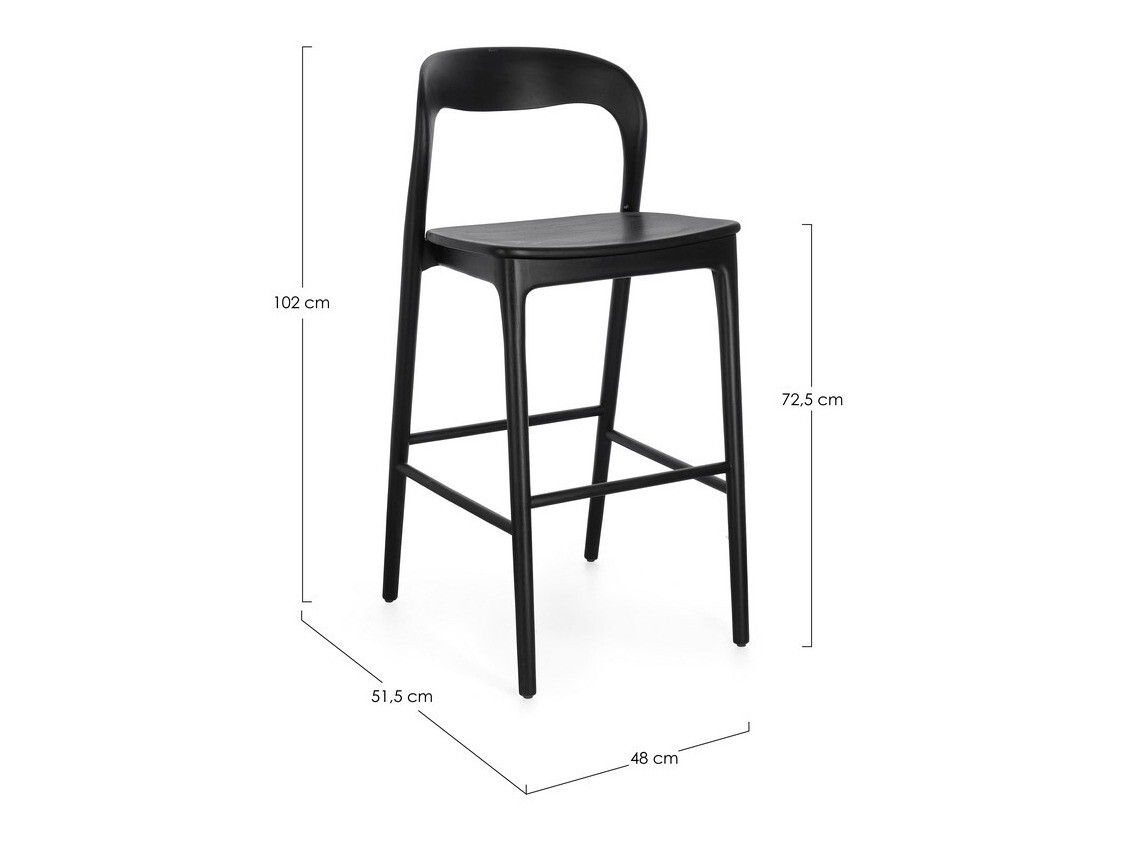 Barska stolica Keizer 387 (Crna)