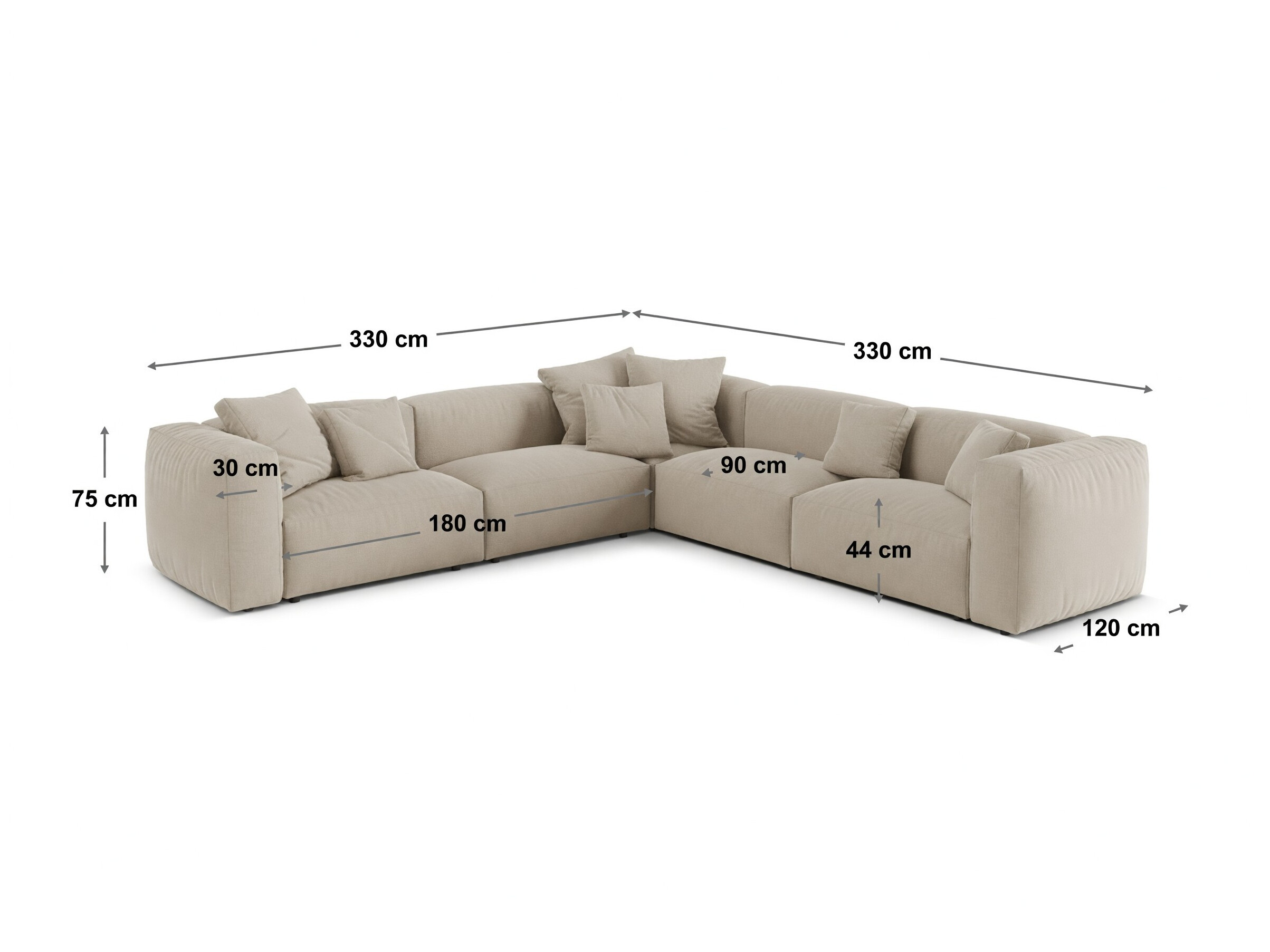 Modularna kutna garnitura Sorcoro 131 (Nije dostupno)