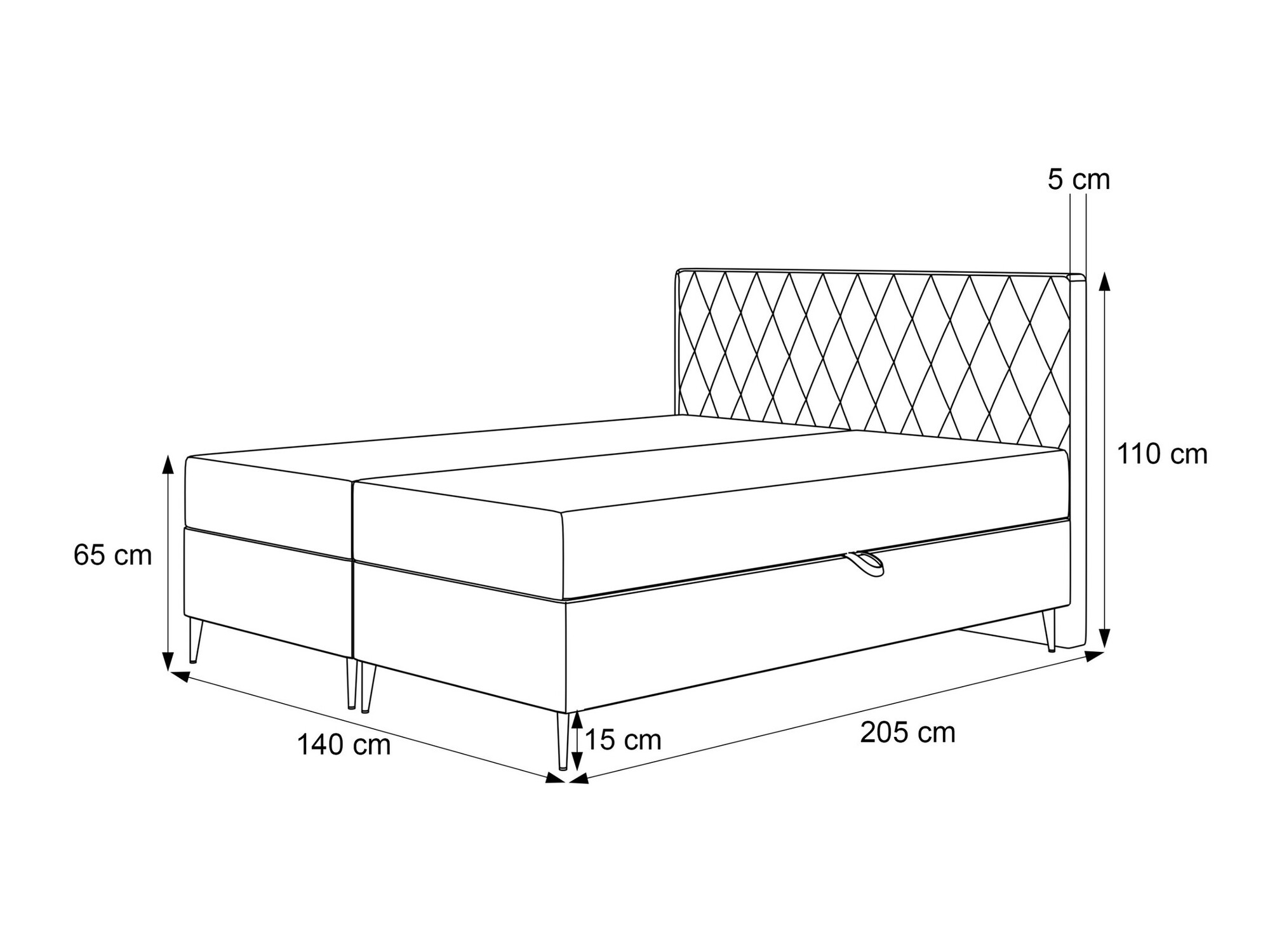 Boxspring krevet SC11227