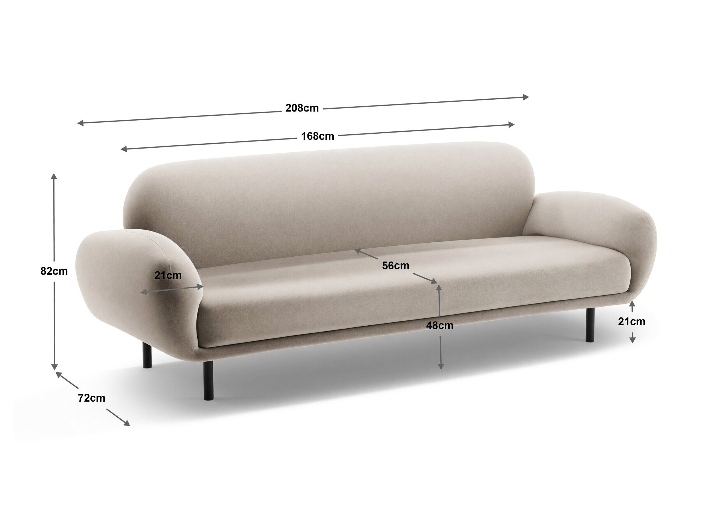 Kauč Beckley 344 (Silencio 27)