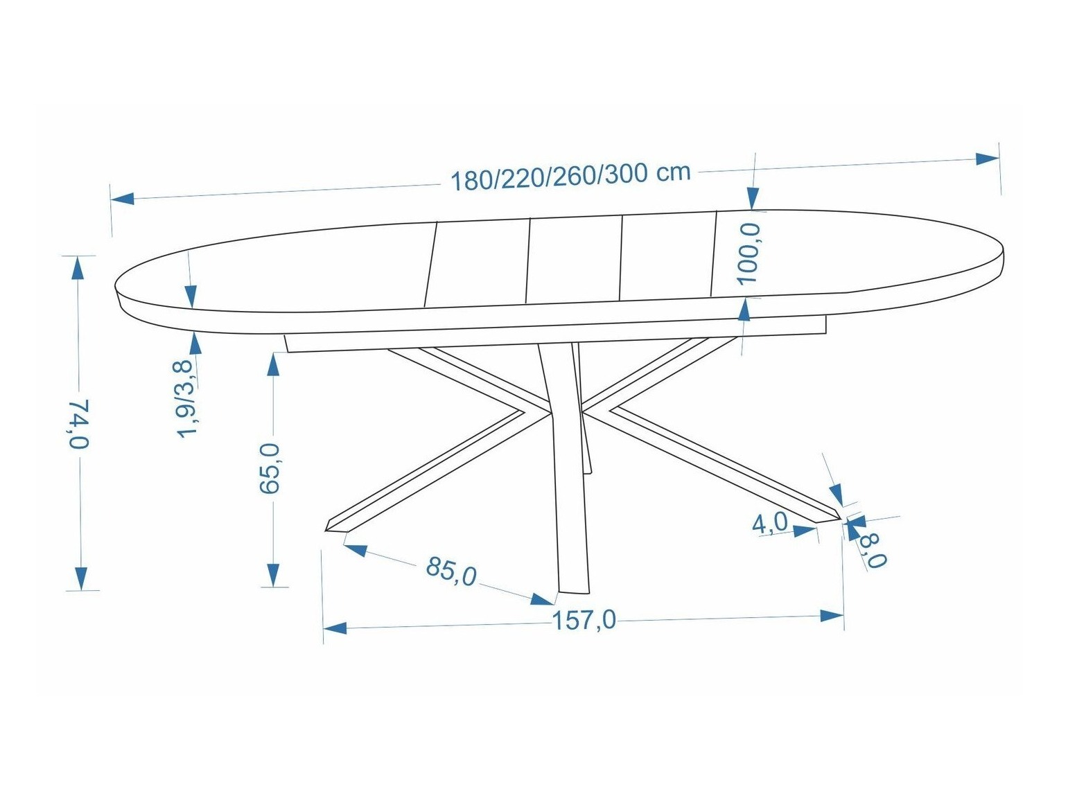 Stol Houston 2223