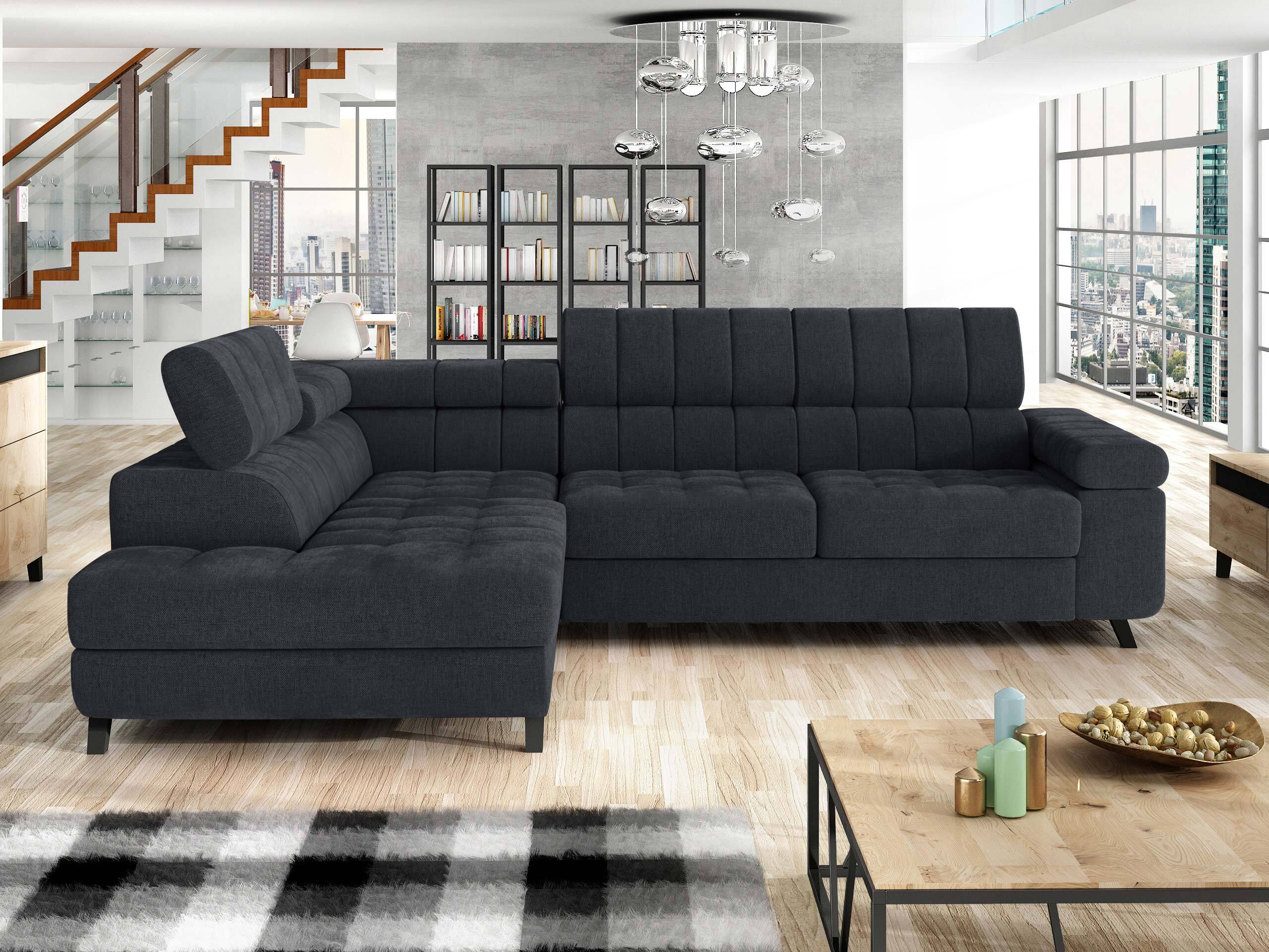 Kutna garnitura Comfivo Agnus (Spirit Black)