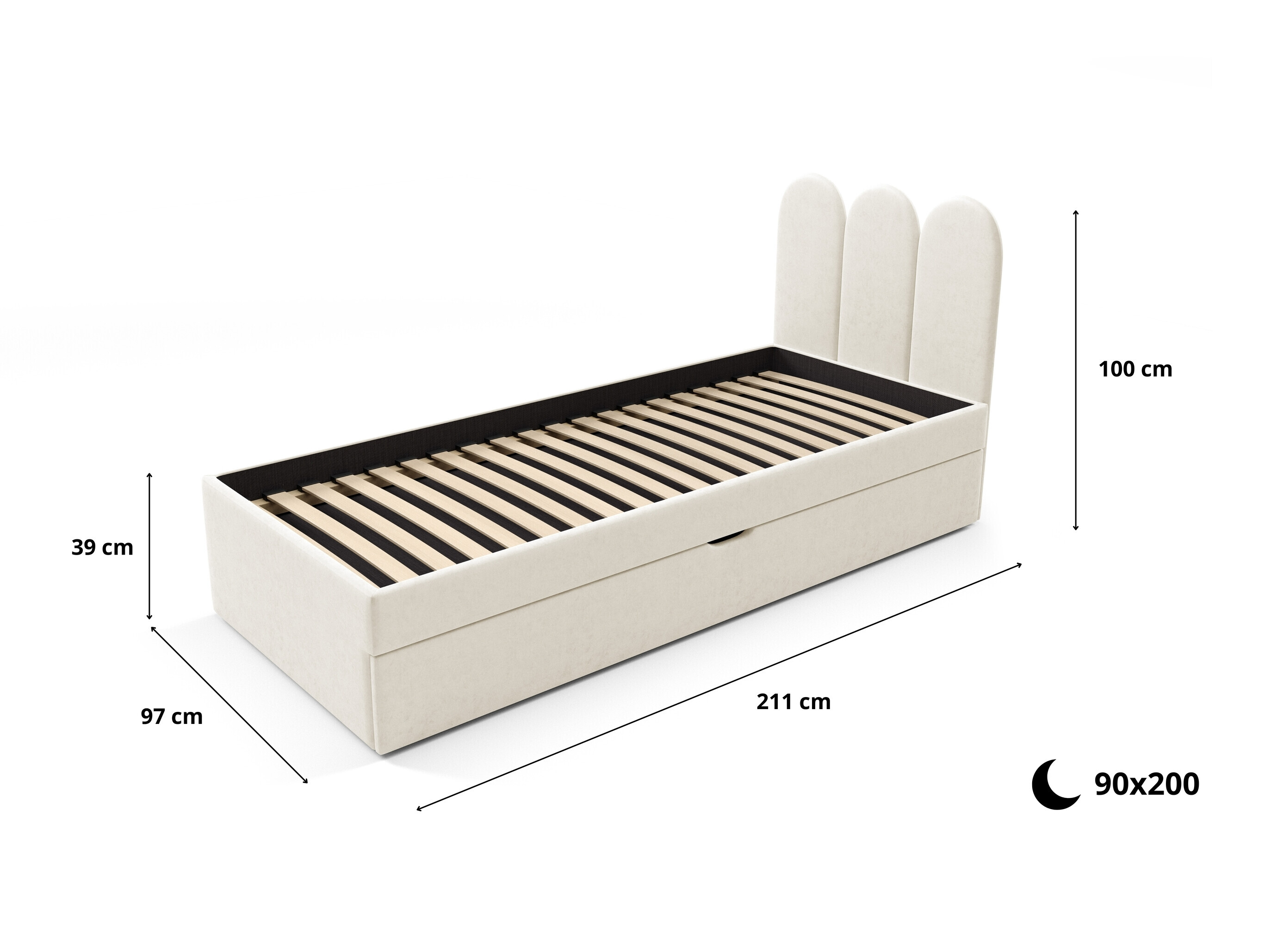 Krevet Franklin 231 (Magic Velvet 2240)