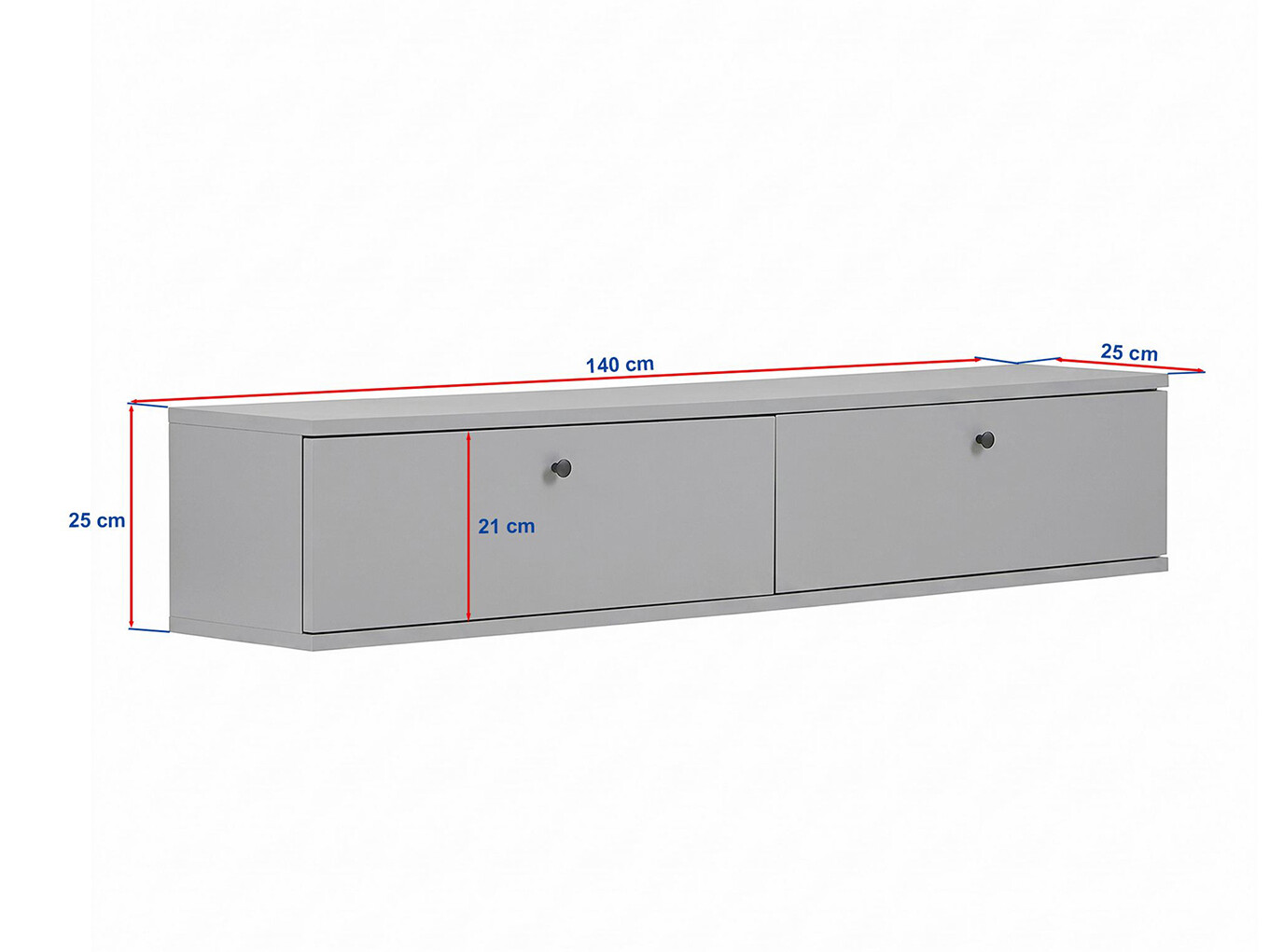 TV stol Novato 174 (Orah + Svijetli travertin)