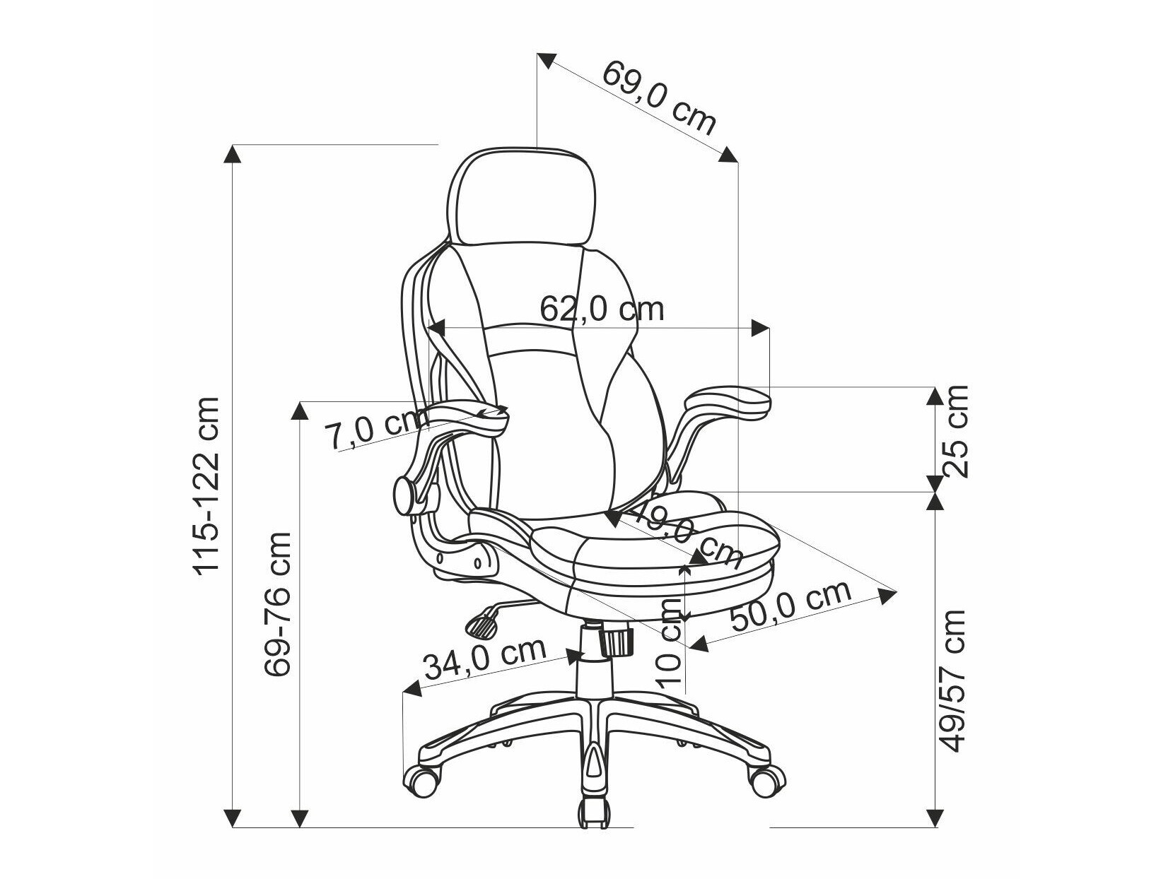 Uredska stolica SC11450
