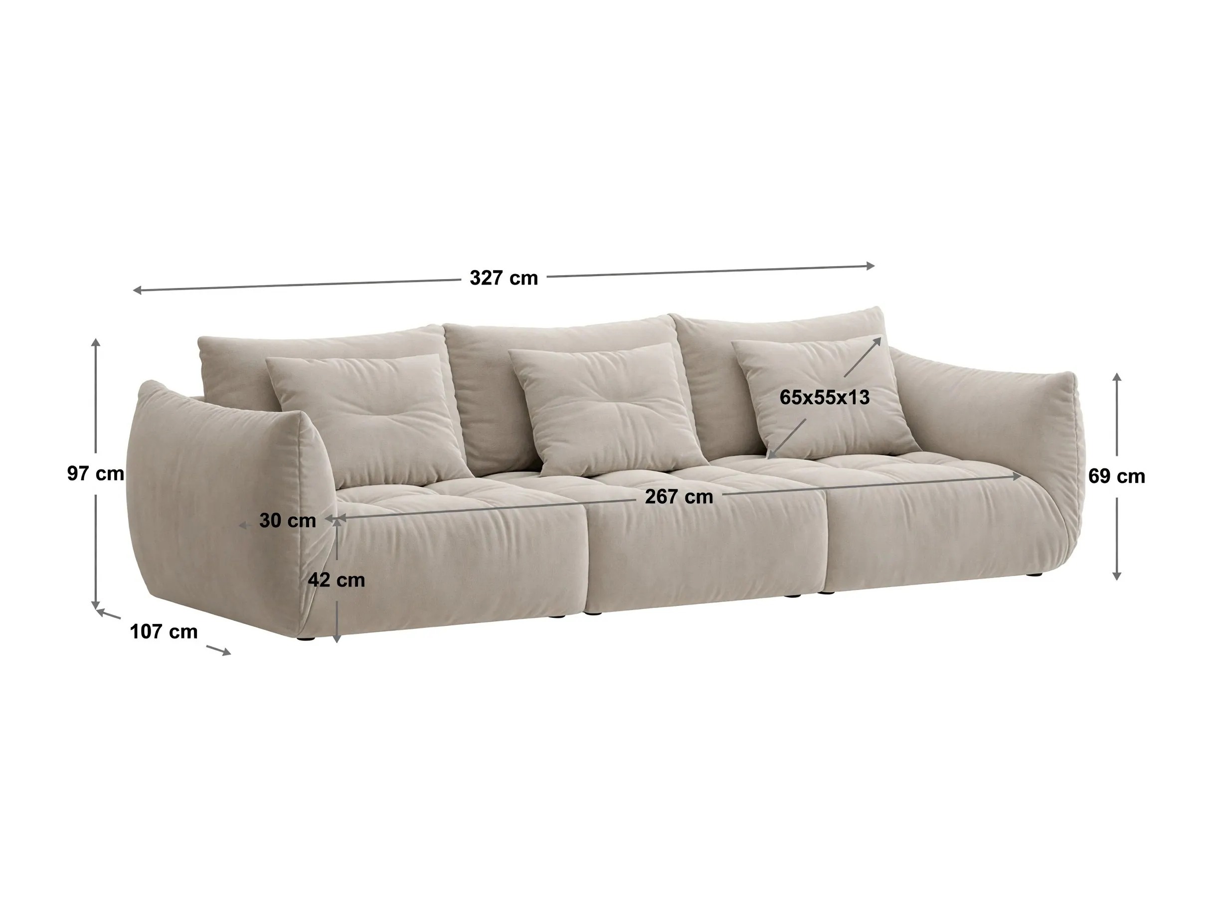 Modularan kauč Benorli 101 (Wind 52)