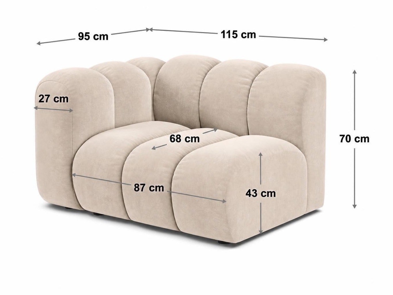 Modularne sjedeće garniture Cirleve 110 (Baloo 2088)