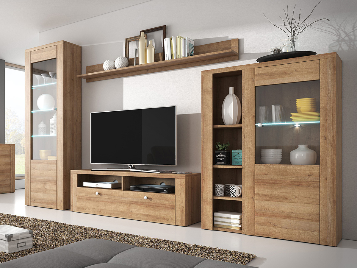 Set za dnevni boravak Salelbo 100 (Rivera hrast)